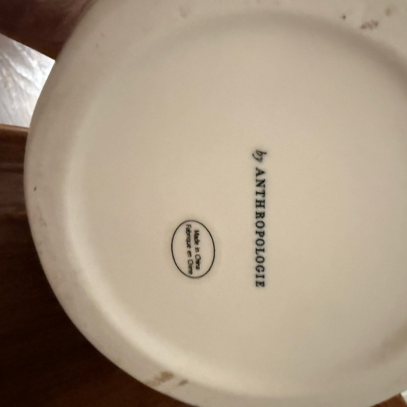 ANTHROPOLOGIE Handpainted Stoneware Large Floral/Flower Vase - Picture 6 of 6